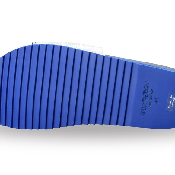 Burberry Men's "MF Melroy EKD Capsule" Leather Log Flip Flops Shoes US 8 IT 41 - Picture 7 of 9